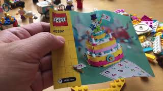 40382 LEGO Birthdayset ~ Part 1/2