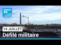 Défilé militaire du 14 juillet : les troupes montées descendent les Champs-Élysées