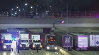 Tractor-Trailers Rally Under Bridge to Save Suicidal Man: Cops