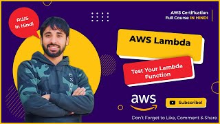 AWS Tutorial 195 - AWS Lambda - Easily Create Events & Test AWS Lambda Functions