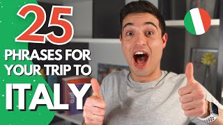 Italian Phrases To TRAVEL (TOP 25 Phrases You Need in Italian)