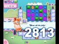 Candy Crush Saga Level 2813 (3 stars, No boosters)