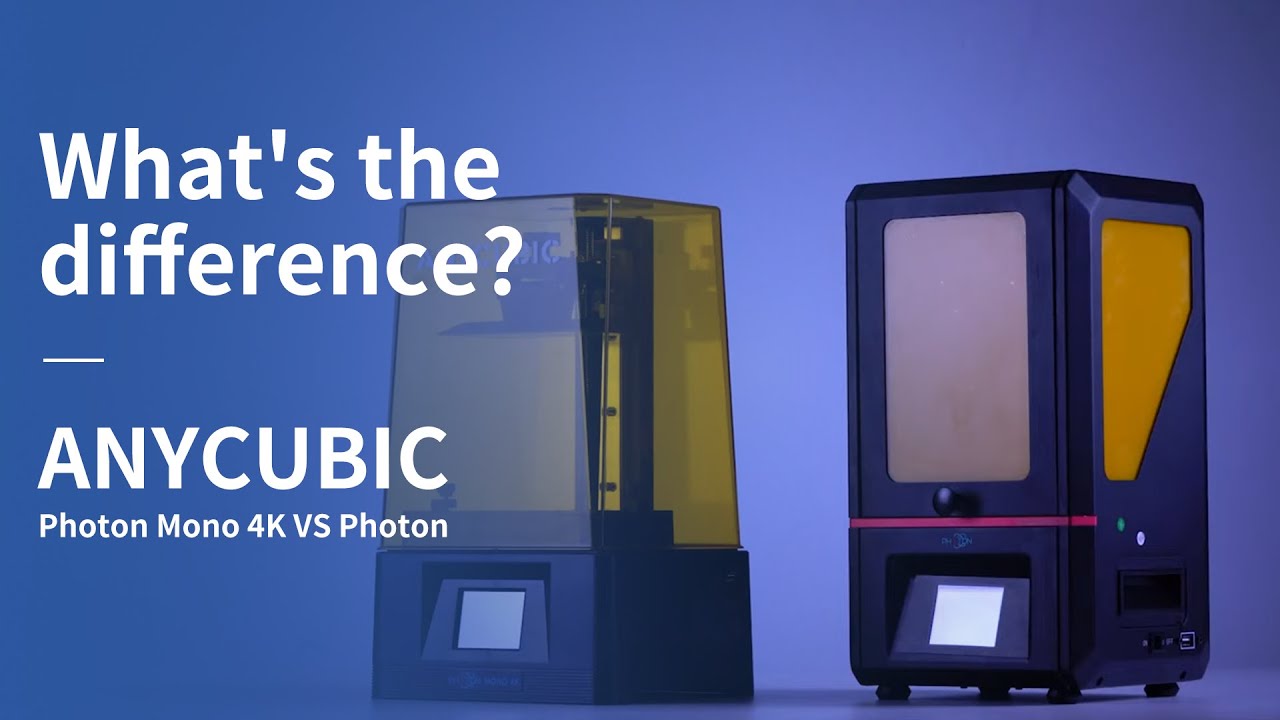 Anycubic Photon Mono 4K Compared With The Original Photon - YouTube