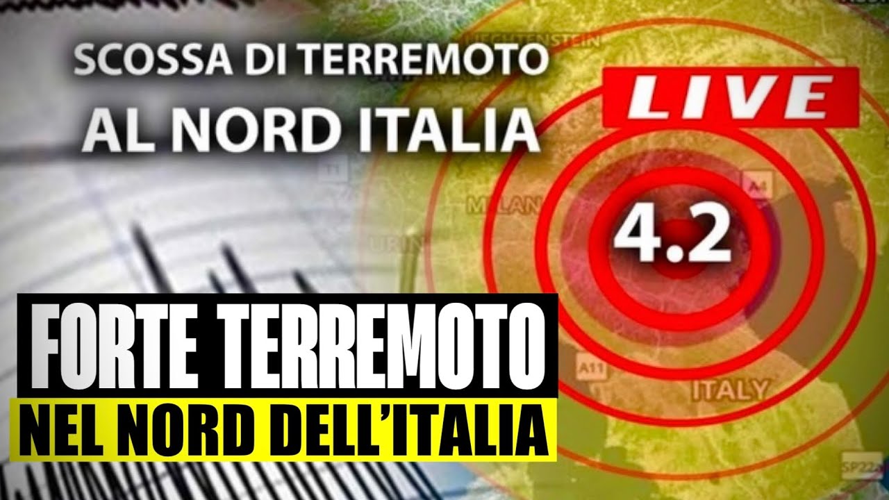 TERREMOTO FORTE SCOSSA NEL NORD ITALIA: GRANDE PAURA IN VENETO ...