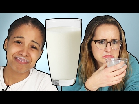 Dairy Lovers Try Different Types of Milk Dairy Lovers Try Different Types of Milk