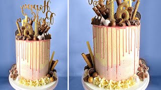 Decoración de Torta Drip Cake