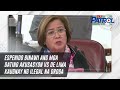 Espenido binawi ang mga dating akusasyon vs de Lima kaugnay ng ilegal na droga | TV Patrol