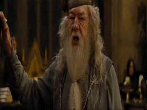 Dumbledore cursing At Daniel Radcliffe Dumbledore cursing At Daniel Radcliffe