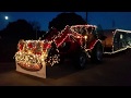 Cliff Jones Mahindra tractor and RV in the Fantasy of Lights parade