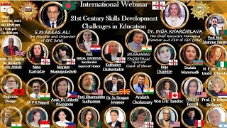 International Webinar, Topic: 21st Century Skills Development Challenges in Education.16 June 2023