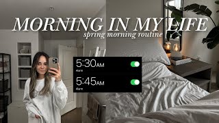 6 AM MORNING IN MY LIFE: current spring monday morning routine