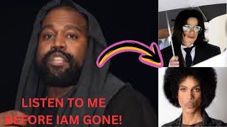 OMG😱Kanye West says Michael Jackson and Prince were right all along about the dark Music Industry