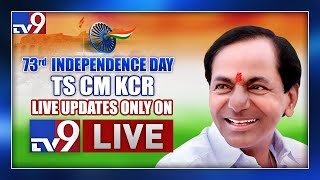 73rd Independence Day Celebrations – CM KCR Flag Hoisting LIVE || Golconda - TV9