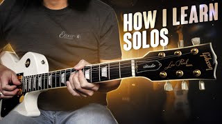 How I Learn Guitar Solos