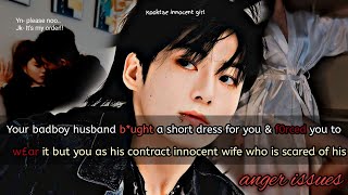 Your obs£ssed Badboy husband b*ught a sh0rt dress for you but you as his shy innocent contract wife