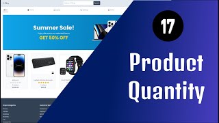 Next13 Fullstack E-Commerce ๐ - 17 Product Quantity | React.js & Typescript ๐ฅ