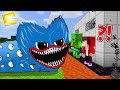 HUGGY TRAIN EATER vs The Most Secure House - Minecraft gameplay by Mikey and JJ (Maizen Parody)