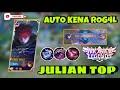 Pakai julian auto kena rog*l😱 || top 64 julian 🔥 #mobilelegendsbangbang #mobilelegends