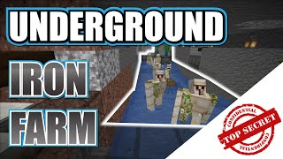 Underground Iron Farm Build | Minecraft Iron Farm