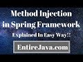 What Is Method Injection in Spring Framework?