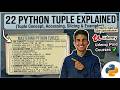 22 Python Tuple Explained | Tuples in Python for Beginners Python Tuple Tutorial Udemy Paid Courses✅