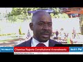 Chamisa Rejects Constitutional Amendments, Says Leaders Respect Constitutionalism.