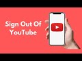 How to Sign Out from YouTube iPhone (Quick & Simple)