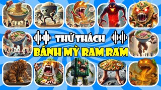 🔥SIÊU THỬ THÁCH🔥 Đoán Nhân Vật BÁNH MỲ RAM RAM😎 BRAINROT Việt Nam😱 QUÁI VẬT BÁNH MỲ | Siêu Nhanh Trí
