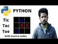 4. Python Small Project | Tic Tac Toe Using Python | Python Tic Tac Toe Game With Source Codes