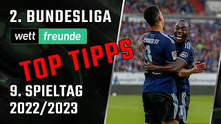 2. Liga Prognose - 9. Spieltag 2022/23 👉 Top Tipps & Vorschau