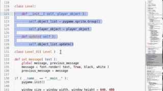 Python [pygame] 15 Organizing Our Code