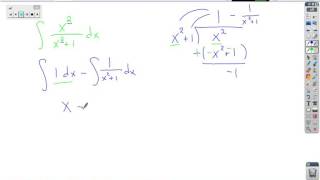 long division and integration