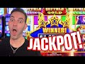 DOUBLE Bonus on Buffalo Triple Power for a JACKPOT!