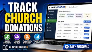 How to Record Church Donations Online with ChurchBooks3