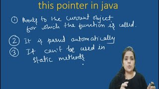 this pointer in java in hindi | this keyword in java | java full course