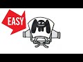 How to draw Fortnite【Mello Rider】New Marshmello Glider |Easy & Cute drawing