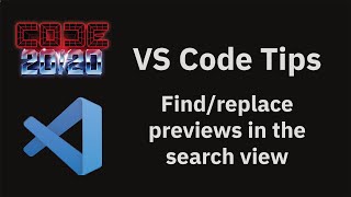 VS Code tips — Find/replace previews in the search view