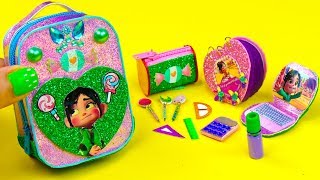 DIY Miniature Wreck It Ralph School Supplies ~ Backpack, Pencil Case and More
