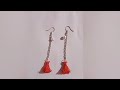 DIY Tassel Earrings | easy diy Earrings