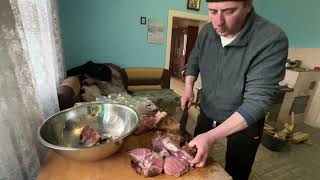 Old-fashioned pork stew: baked in the oven according to Peter's recipe