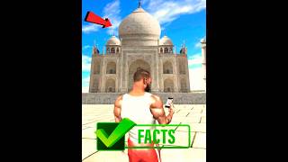 Taj Mahal Cheat Code 🤩 | Indian Bike Driving 3D Game Myth And Facts #shorts