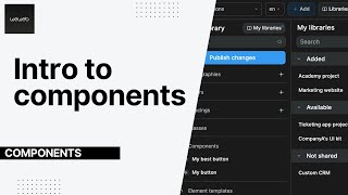 Intro to components
