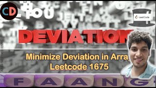 Minimize Deviation in Array | Leetcode 1675 | Live coding session 🔥🔥🔥| TreeSet