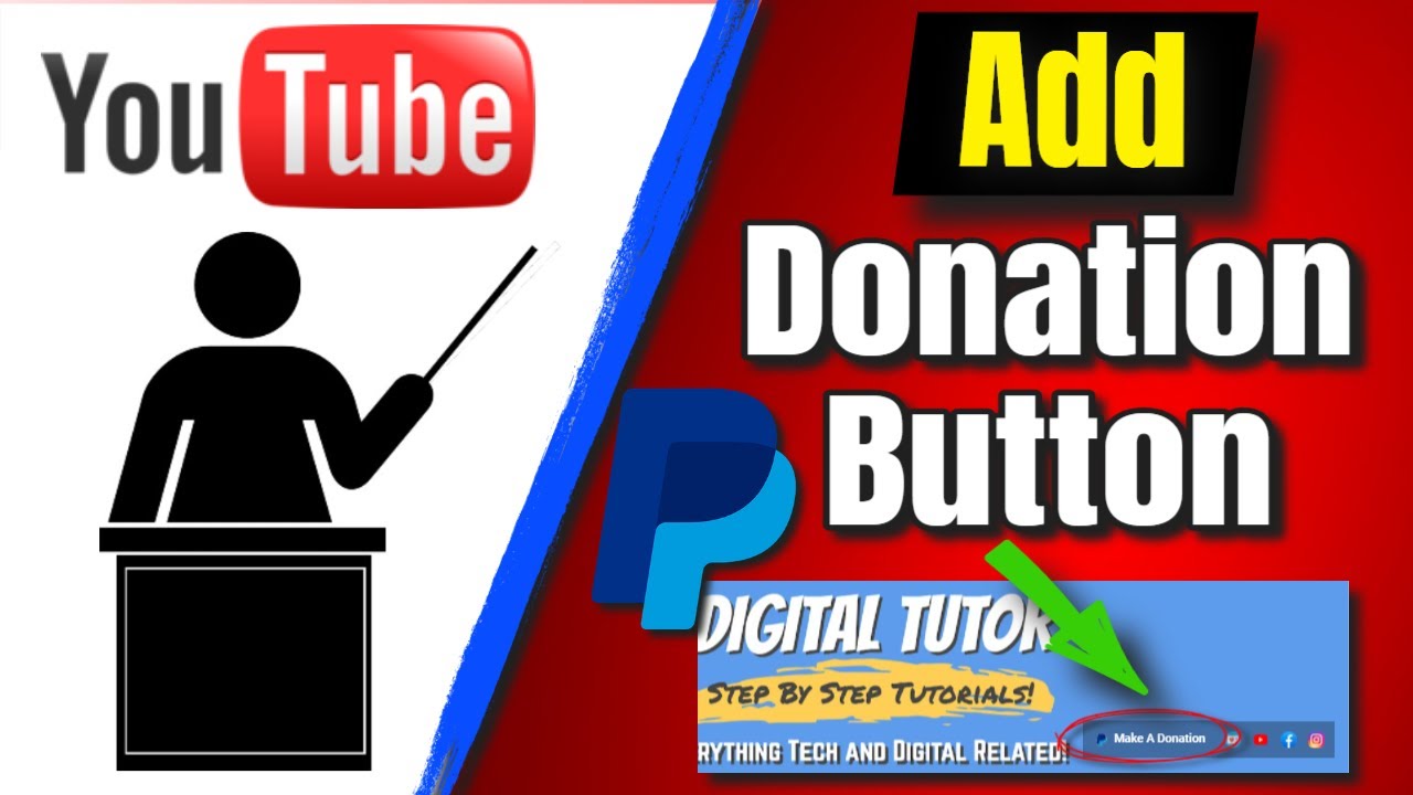 How To Add A Donate Button To Your Channel Youtube