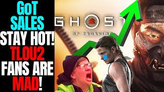 Ghost Of Tsushima Sales Stay HOT | Last Of Us 2 Sales Bomb, Naughty Dog Fans Are MAD!