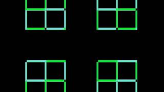 Three point source 2d convolution automata