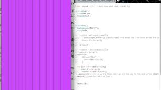 processing- for loop (lines repeat)