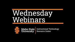 Wednesday Webinar: Are Students Watching My Videos