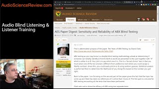 Audio Blind Tests and Listener Training