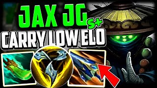 JAX JUNGLE LOW ELO MONSTER (Best Build/Runes) How to Jax Jungle & CARRY Low Elo -League of Legends